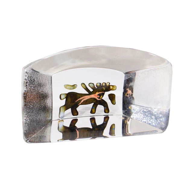 A glass sculpture designed by the Swedish glass artist and designer Bertil Vallien (born 1938) for Kosta Boda. Titled...