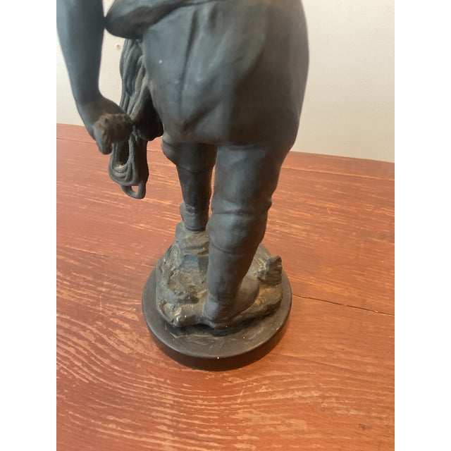 1920s Bronze of a Fisherman For Sale - Image 5 of 5