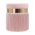Wood Melody Blush Tasseled Ottoman For Sale - Image 7 of 7