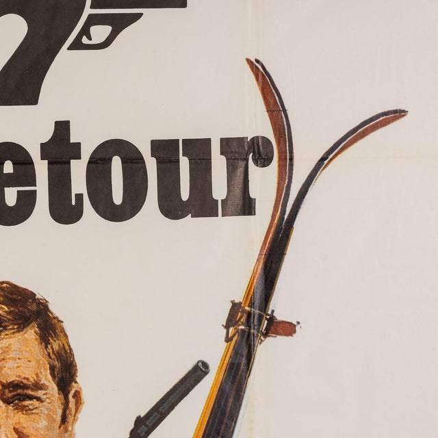Paper French James Bond On Her Majestys Secret Service Posters from Eon Productions, 1969, Set of 2 For Sale - Image 7 of 18