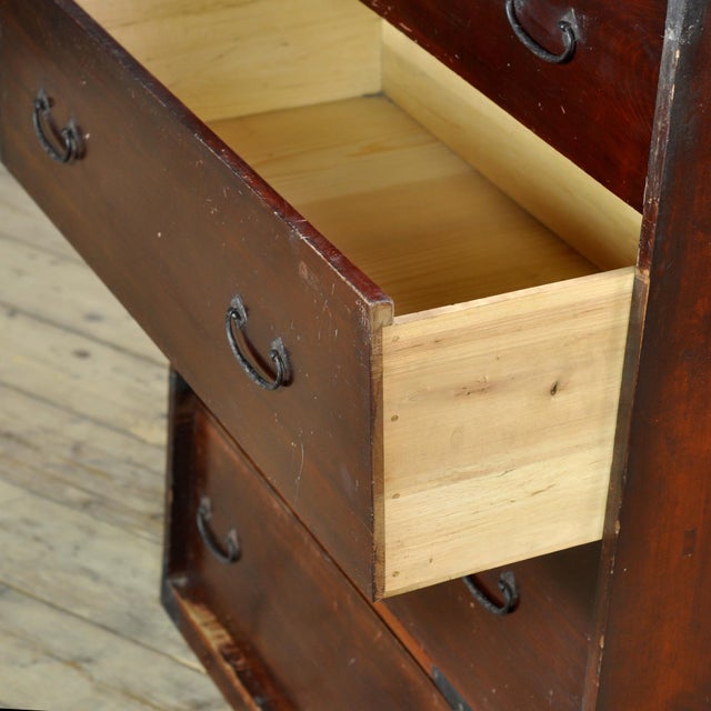 Late 19th Century Japanese Tansu Chest of Drawers, 1890 For Sale - Image 5 of 15