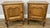 French Louis Oak Bedside Tables with Marble Tops, Set of 2 For Sale - Image 11 of 11