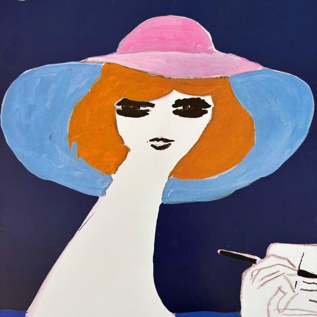 Vintage Offset Lithograph Poster by Bernard Villemot, 1980 For Sale - Image 3 of 10