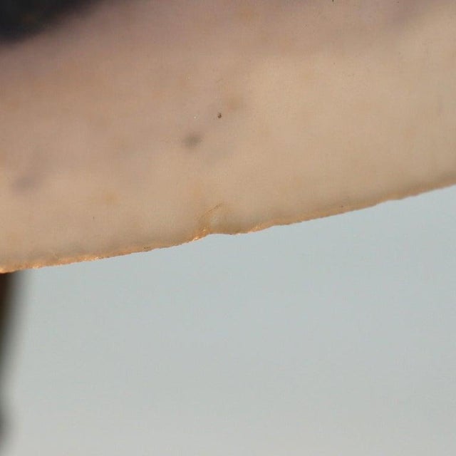 Antique Jefferson Textured Reverse Painted Landscape Table Lamp C1920 For Sale - Image 10 of 14