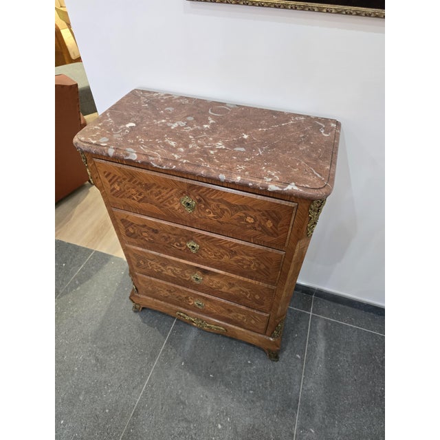 Louis XV Style Marquetry Chiffonier For Sale - Image 15 of 18