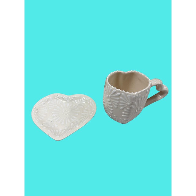 Bring a touch of Mexican tradition and heartfelt design to your daily coffee or tea ritual with this heart-shaped glazed...