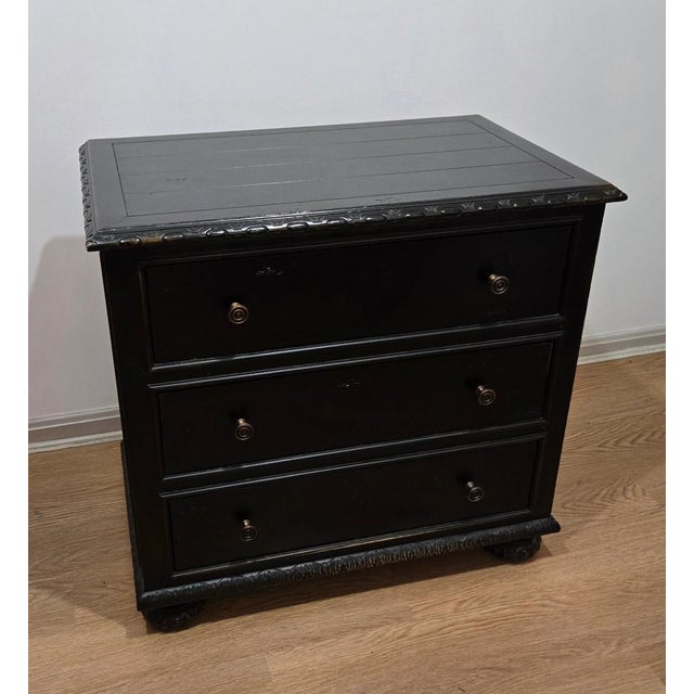 This is a pair of gorgeous Restoration Hardware nightstands from the French Empire (discontinued) Collection in Antiqued...