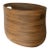 Vintage Gabriella Crespi Style Pencil Reed Basket With Cutout Handles For Sale