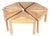 Vintage Rattan Modular Coffee Tables, Set of 6 For Sale