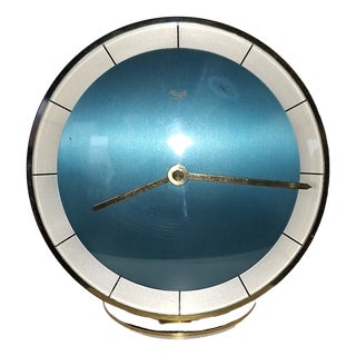 Mid-Century Minimalist Table Clock by Heinrich Möller for Kienzle, 1950s For Sale
