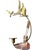 1960s Vintage Mid-Century Brass & Copper Flying Birds Candle Sconce | Wildlife Wall Sculpture For Sale - Image 5 of 5