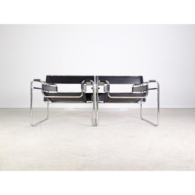 Mid-Century Modern Wassily Chair by Breuer for Knoll International For Sale - Image 3 of 13