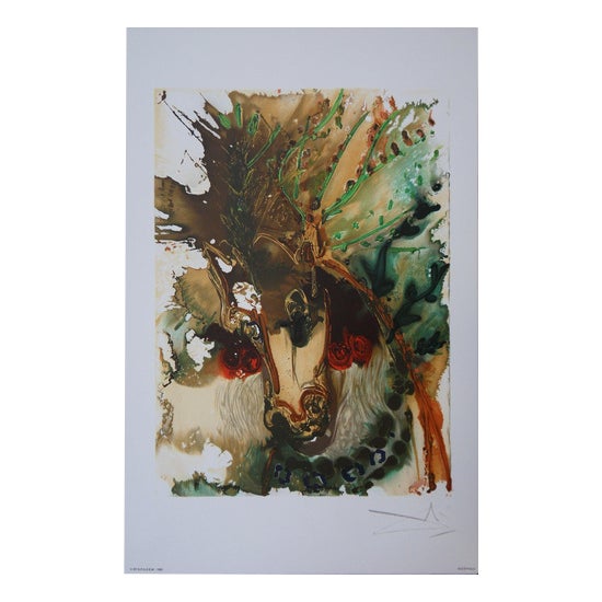 Salvador Dali, Horses, Bucephalus, Lithograph For Sale