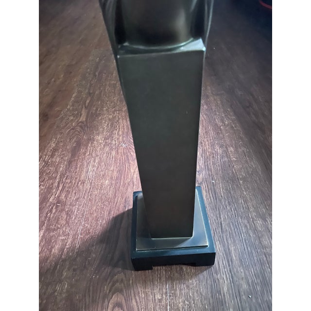 Late 20th Century Late 20th Century Gold-Tone Bird Statue For Sale - Image 5 of 7