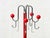 Plastic Mid-Century Modern Wardrobe in Red from LHT Bologna, 1980s For Sale - Image 7 of 13