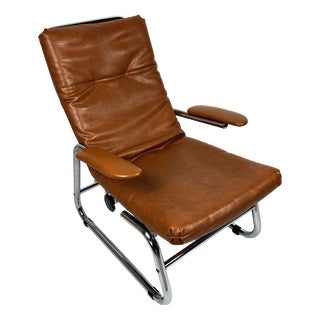 Vintage Reclining Lounge Chair, 1970s For Sale
