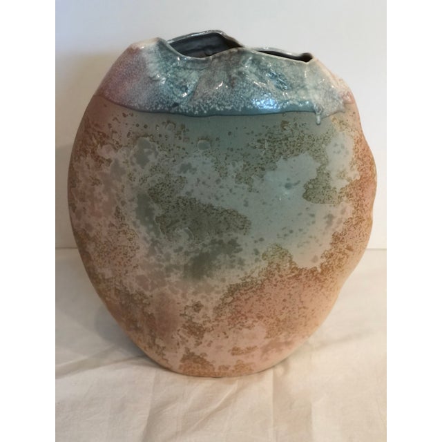 Tony Evans 1980s Monumental Tony Evans Raku Pottery For Sale - Image 4 of 12