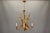Mid-Century Hollywood Regency Chandelier with Cattail Motifs, 1950s For Sale - Image 16 of 18
