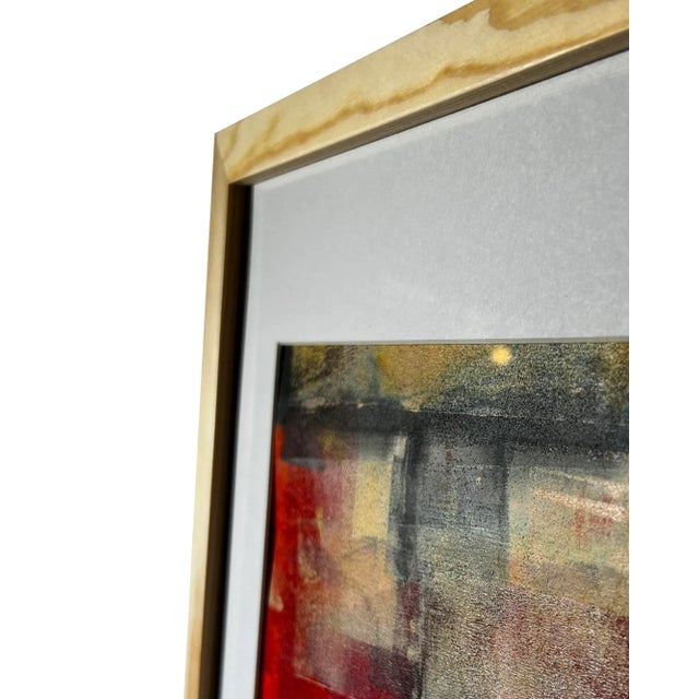 Contemporary Set of 4 Abstracts, Gallery Wall, Two Paintings and Two Giclée Prints For Sale - Image 3 of 10