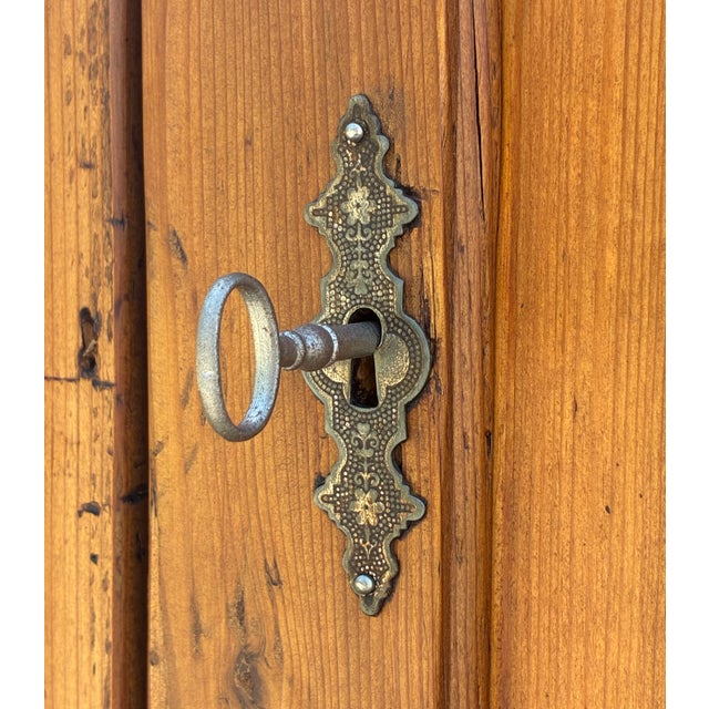 Pine One Door Hanging Cupboard. For Sale In Baltimore - Image 6 of 14