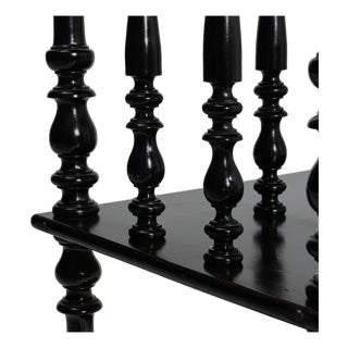 Napoleon III Black Patinated Etagere France 19th Century For Sale