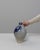 Traditional 20th Century Belgian Traditional Blue and Gray Ceramic Vase for Home Decor For Sale - Image 3 of 18