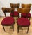 Red Mid-Century Dining Chairs from Tatra, 1980s, Set of 4 For Sale - Image 8 of 8