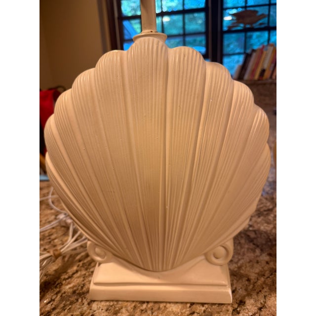 Mid-Century Modern 1960s Royal Haegar Mid-Century Modern Shell Lamp - a Pair For Sale - Image 3 of 5