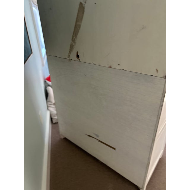1960s Ming Style Cream Armoire/Storage Cabinet For Sale - Image 4 of 13