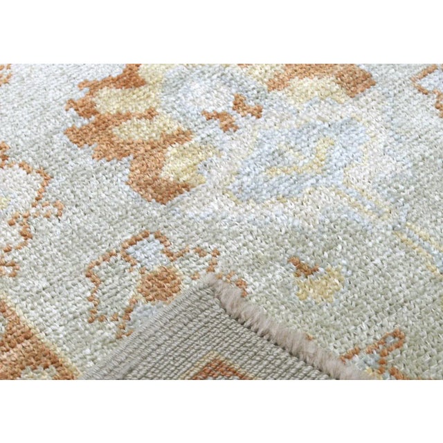 1990s Turkish Oushak Runner For Sale - Image 4 of 6
