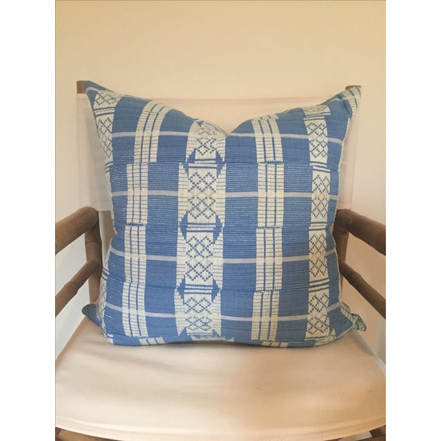 Blue & Metallic Pillow Covers set of 3 Chairish