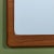 Wood Pedersen and Hansen Teak Wall Mirror For Sale - Image 7 of 9