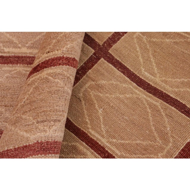 Brown 1990s 1990s Boho Chic Gabbeh Tan/Brown Wool Rug For Sale - Image 8 of 10