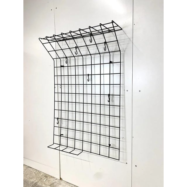 Black Mid-Century Puristic Wardrobe, 1960s For Sale - Image 8 of 8