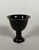 18th-Century Asian Monochrome Black Porcelain Footed Bowl For Sale