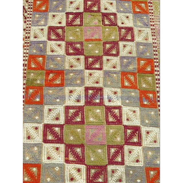 1960s 1960s Vintage Tribal Kilim Runner - 33" X 96" For Sale - Image 5 of 12