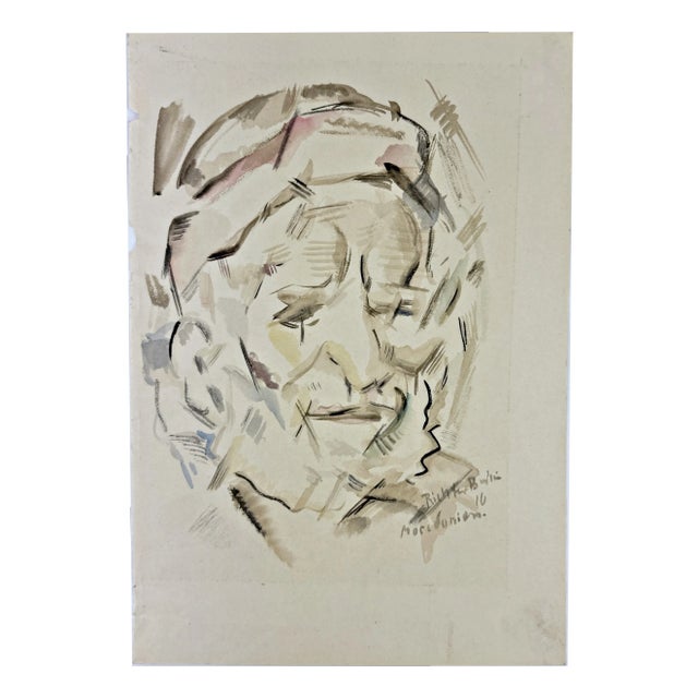 Heinrich Richter-Berlin Watercolor, November Group Expressionst, 1916, Paper For Sale