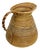 French Pencil Reed Rattan Vase, 1950s For Sale