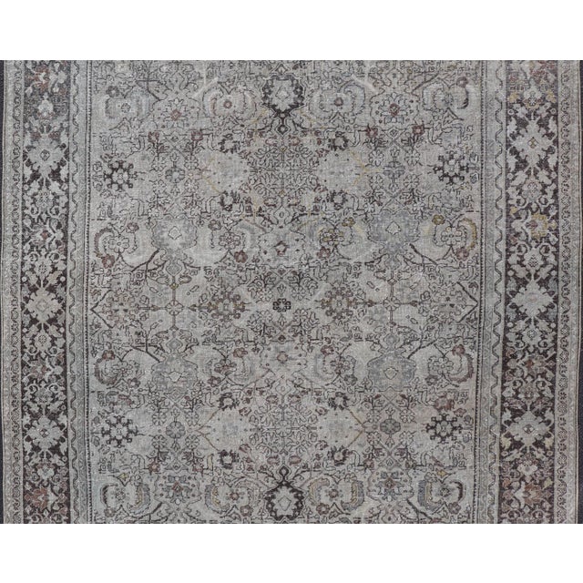 Tribal Antique Persian Sultanabad Rug With Classic Allover Pattern 8'0 X 10'10 For Sale - Image 3 of 12