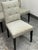 Crate & Barrel Tufted Parsons Dining Chairs, Set of Four For Sale - Image 10 of 12