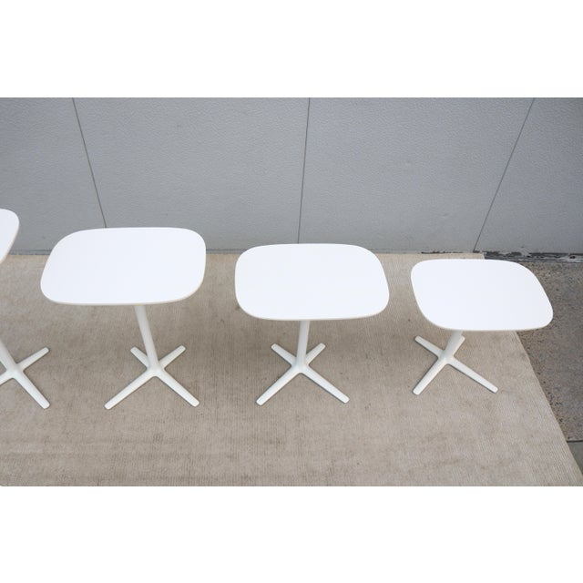 Modern Davis Furniture Lift Height Adjustable White Rectangle Occasional Table For Sale - Image 14 of 18
