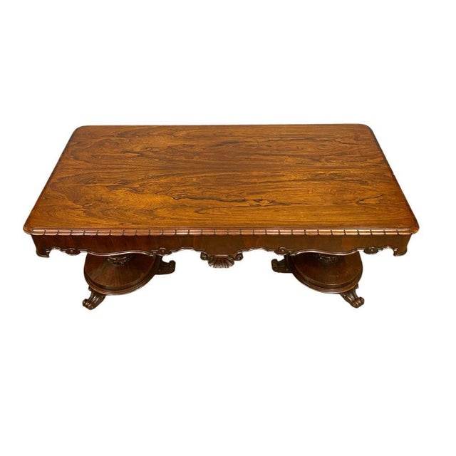 Brown William IV Desk in Mahogany, 1840 For Sale - Image 8 of 12