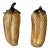 Italian Murano Art Glass Pepper Sculptures, Set of Two For Sale