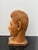 1960s 1960s Folk Art Americana Barbershop Carved Wood Bust of a Man For Sale - Image 5 of 12