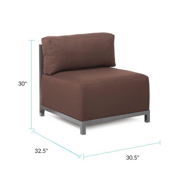 Axis Chair Sterling Chocolate Titanium Frame For Sale In Chicago - Image 6 of 7