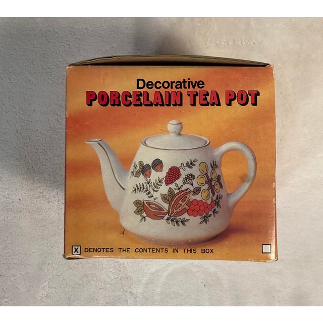 Japanese Vintage Decorative Floral Porcelain Tea Pot, Haruta & Co For Sale - Image 9 of 11