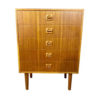 Danish Teak Chest of Drawers For Sale