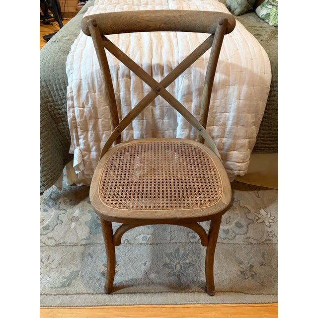 French Country Restoration Hardware Dining Chairs For Sale - Image 3 of 10
