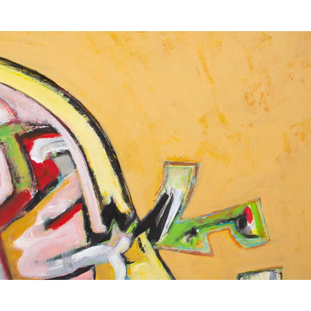 Abstract Abstract Acrylic Painting by James L. Bruch For Sale - Image 3 of 8