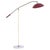 Metal Vintage Adjustable Floor Lamp with Red Enameled Shade by Stilnovo, Italy For Sale - Image 7 of 7